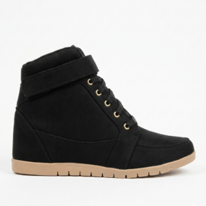 tênis sneaker feminino com salto interno 6cm – direto de fábrica